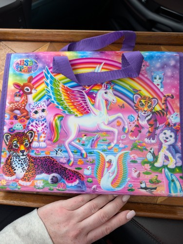 Lisa Frank 2016 Activity Book; Rainbow Pony Unicorn Coloring Book Partially Used