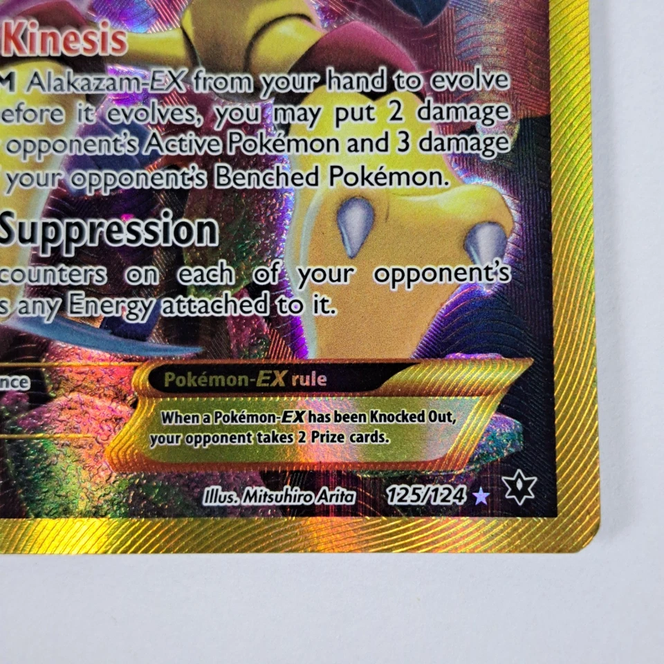 Alakazam EX Fates Collide 125/124 Full Art Holo Secret Rare - Image 2 of 4