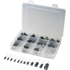 Image of TRU COMPONENTS 442881 Electrolytic capacitor set Radial lead 20% 142 pcs