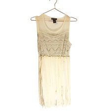 Miss Chievous cream lace boho dress size Medium