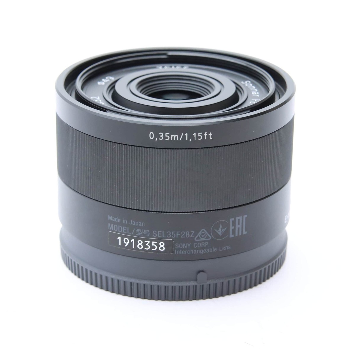 SONY ZEISS Sonnar T* FE 35mm F/2.8 ZA SEL35F28Z (SONY E