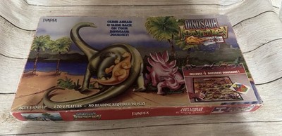Vintage 1993 FUNDEX Dinosaur Journey Jurassic Board Game Misprint? NO READING