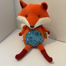B.Toys Happy Yappies Pipsqueak Fox Plush Talking repeats your words