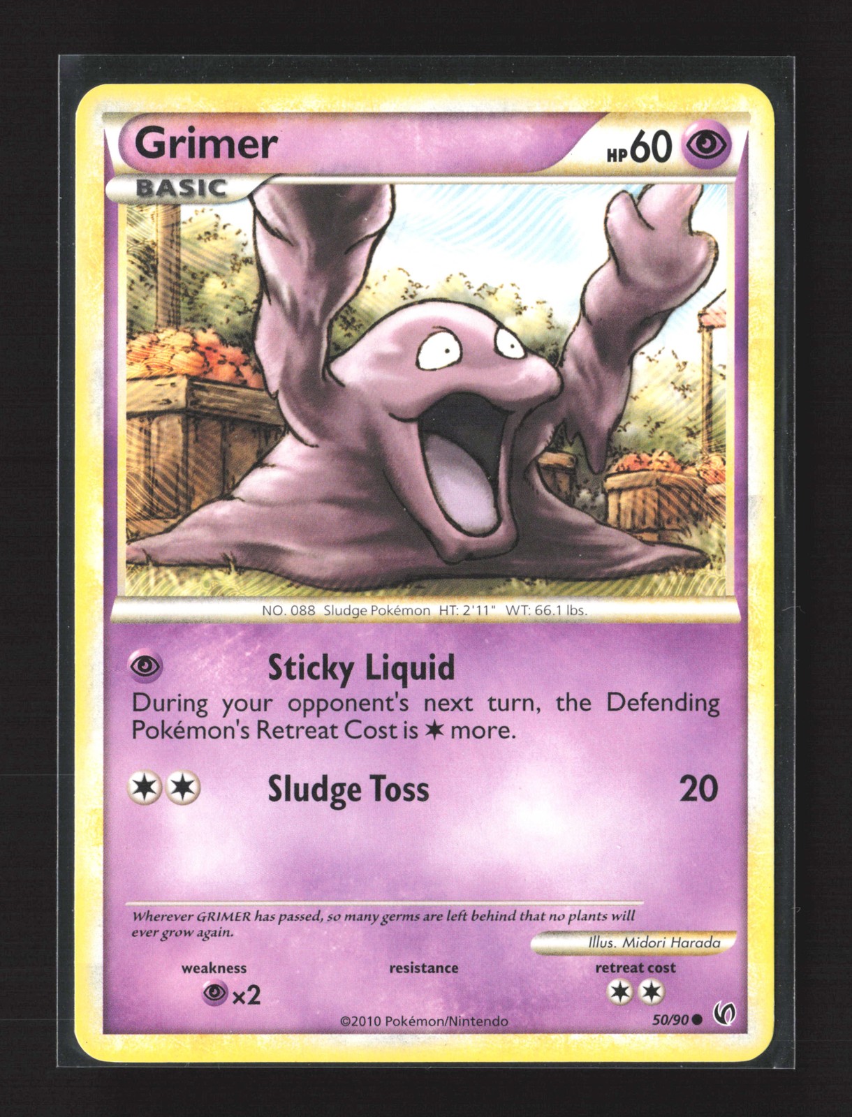 Pokemon Undaunted #50/90 Common Grimer
