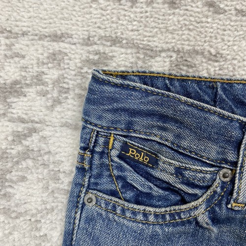NWOT Polo Ralph Lauren Girls' Paint Print Astor Slim Boyfriend Jeans Size 6 - Picture 3 of 8