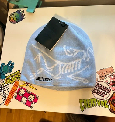 Arc'teryx Bird Head Toque Light Blue Beanie – Merino Wool Winter