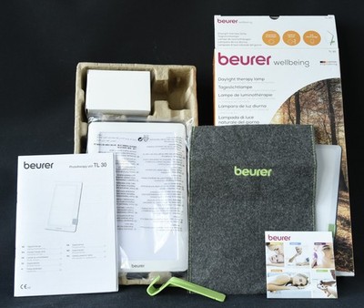 Beurer TL 30 G Tageslichtlampe Lichtstärke 10000 Lux Technologie Mit Standfuss