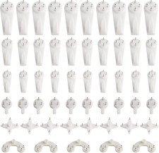 Non-Trace Picture Hooks for Hard Walls, 100 Pcspicture Hanging Kit No Nails, Ass