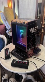 VECTREX VIDEO GAME CONSOLE WITH MINI VEX CONTROLLERS + MULTCART + SEGA CONTROLLE