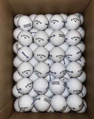 100 STÜCK A-AA PRACTICE BALLS CALLAWAY  LAKEBALLS SAUBERE GOLFBÄLLE