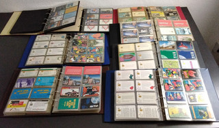 1# Telefonkarten Sammlung: 8 Alben Deutsche Telekom ab 1990 ca. 1000 Stück