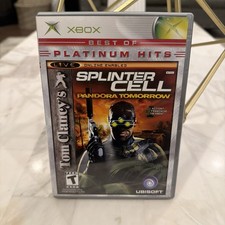 Tom Clancy's Splinter Cell Pandora Tomorrow Best Of PH Xbox Sealed New