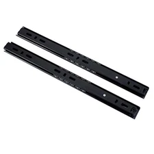 Drawer Slides 14 Inch Ball Bearing Full Extension 3 Section Slide Track Mount...