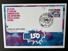 Sud-Soudan South Sudan 2025 Mi. ? FDC 150 years UPU Union Postale 1v