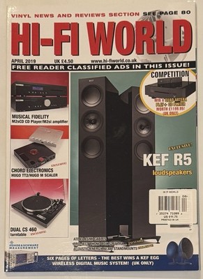 Hi-Fi World Magazine April 2019 KEF R5 Loudspeakers