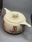 RED WING - ROUND UP 5 Quart Casserole Bean Pot w Lid COWBOY Motif EXCELLENT RARE