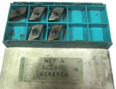 5 KIENINGER Wendeplatten zum Fräsen WPT A  LC2400 6144916  Neu H59529