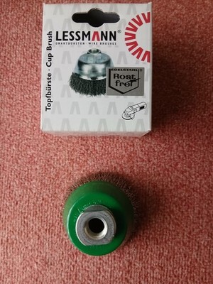 Topfbürste Lessmann M14 Edelstahl Neu! 