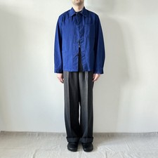 70s vintage German workwear HBT herringbone twill blue French chore jacket M