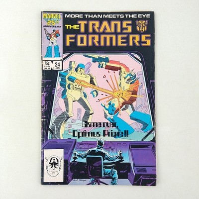 Transformers  #24  GD+ (1987 Marvel Comics) FLAT SHIPPING