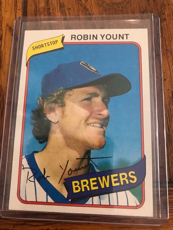 Robin Yount 1980 Topps Baseball Card