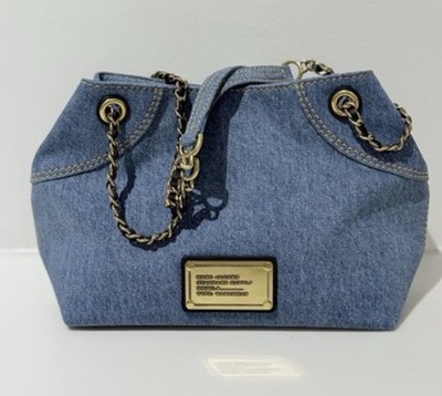 NWT Marc Jacobs Medium Denim Plaza Shoulder Bag