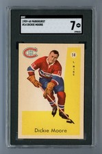 1959 Parkhurst #14 Dickie Moore SGC 7 NM #1998423