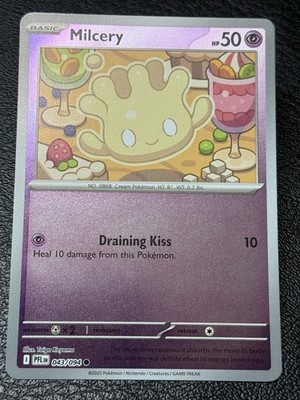 Milcery 043/094 - Reverse Holo - Pokmon TCG: Phantasmal Flames - NM | eBay Milcery 043/094 - Reverse Holo - Pokmon TCG: Phantasmal Flames - NM | eBay