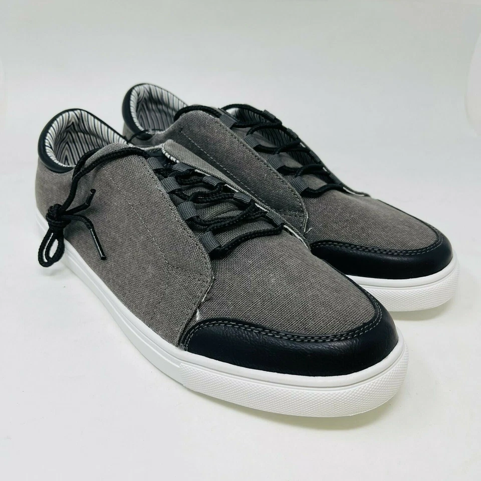 Nueva Zapatilla Deportiva LUKEES by MUK LUKS Para Hombre Talla 11M Cruise Glide Negra Gris Nueva en Caja Foto 2 de 4