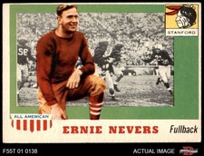 1955 Topps #56 Ernie Nevers   RC HOF Stanford 4 - VG/EX