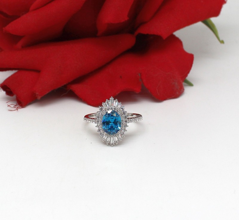 Sterling Silver NWOT JTV  CZ Cocktail  Ring Size 10 4.3g  CAT RESCUE