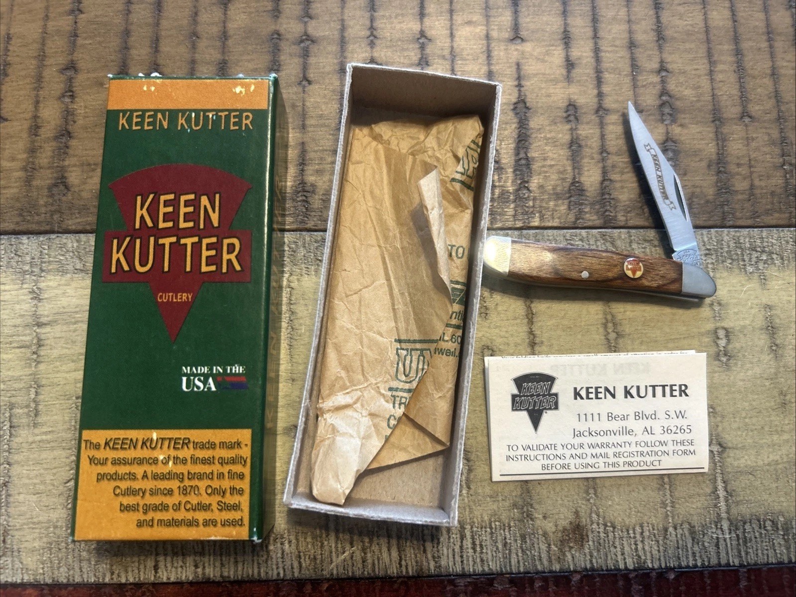 Rare Keen Kutter Knife New in Box Never Used