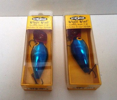 Two New in Box Storm WW05 433 Wiggle Warts Metallic Silver Blue