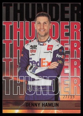 2023 Chronicles Racing #8 Thunder Red #27/99 Denny Hamlin