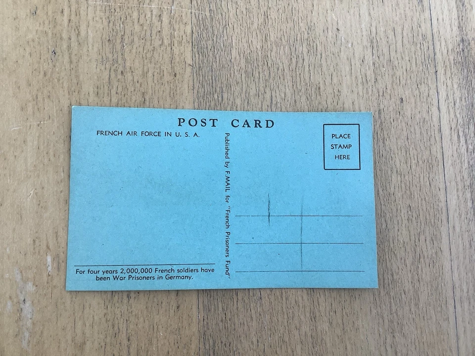 FAFL CARTE POSTALE ÉDITE AUS USA POUR LES MEMBRES DES FAFL OCCASION (N°1) - Photo 2/2