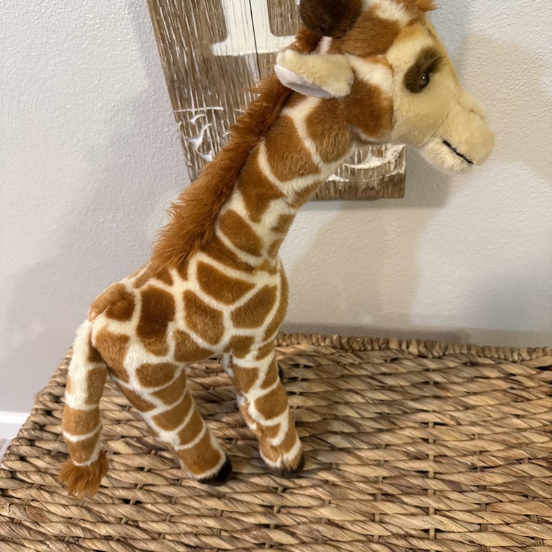 Toys R Us Vtg Geoffrey Posable Giraffe Stuffie Collectible appx 19" tall