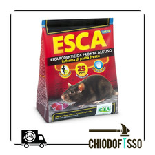 Veleno per Topi Prof, Esca Topicida Ratticida in Bustine Pasta Fresca 150 gr