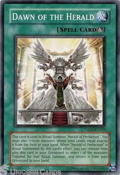 TSHD-EN059 Dawn of the Herald Common UNL Edition Mint Yu-Gi-Oh! Card