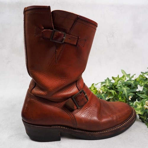 JOHN LOFGREN MUSHMANS ENGINEER Boots US8(26cm) Size Men's Fashion Brown Japan - Picture 5 of 12