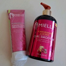 MIELLE MONGONGO OIL POMADE TO OIL TREATMENT and CURL SMOOTHIE Hair Care Products