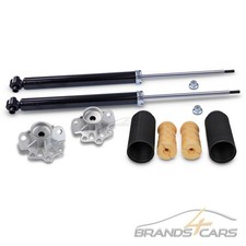 2x ATEC STOßDÄMPFER +DOMLAGER +PROTECTION-KIT HINTEN FÜR FIAT PUNTO OPEL CORSA D