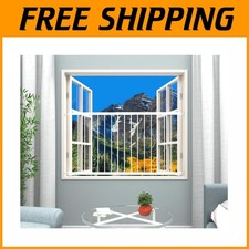 Child Pet Proof Window Guards - White, 2 Piece