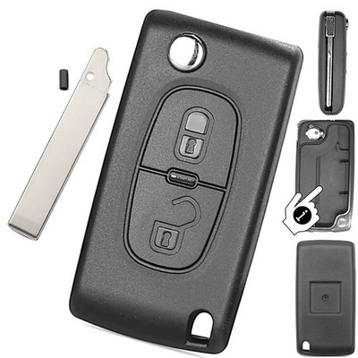 Schlüssel Ersatz Gehäuse für Fiat Scudo Peugeot Expert Citroen Jumpy 0523 HU83