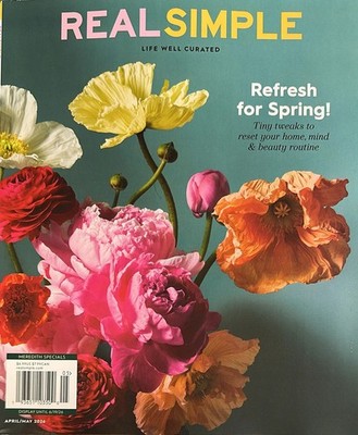 Real Simple Magazine April May 2026  BRAND NEW  FACTORY SEALED