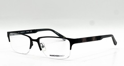 NEW MARCHON NYC COLONY 001 MATTE BLACK AUTHENTIC EYEGLASSES 53-17
