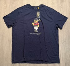 Polo Ralph Lauren Men's Classic Fit Polo Bear Jersey TShirt, Navy, Size XXL