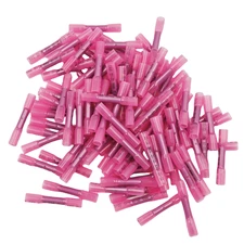 Red Heat Shrink But Connectors Waterproof Electrical Wire Marine Butt Splice 100