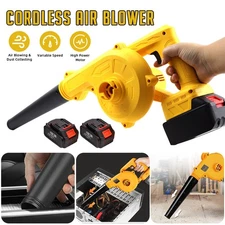 2 in1 Cordless Leaf Blower Air Vacuum Snow Dust Sweeper with Battery and Charger