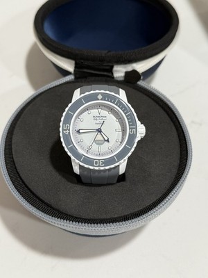 Swatch x Blancpain Fifty Fathoms Antarctic Ocean 42mm White Bioceramic Full Set