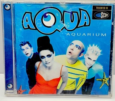 AQUA Aquarium CD 1997 MCA Records Danish-Norwegian Eurodance Group Pop Music VTG